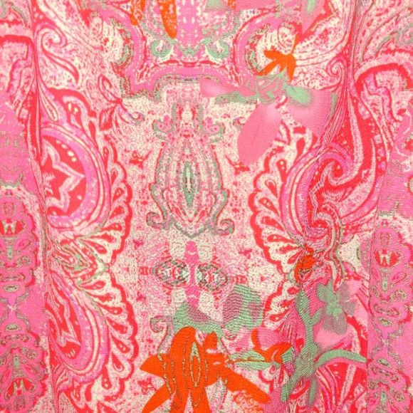 Cabi Pink Paisley Tank Top - Picture 2 of 7